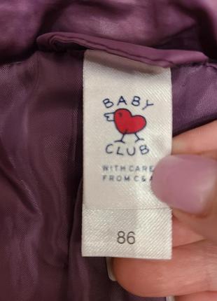 Тёплый комбинезон для девочки 86 рост. 3
