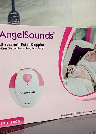 Фетальний доплер angelsounds jpd-100s — портативний прилад для прослуховування серцебиття плоду в домашніх умовах.