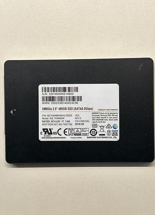 Ssd samsung sm863a 480gb 2.5" sata iii mlc mz7km480hmhq