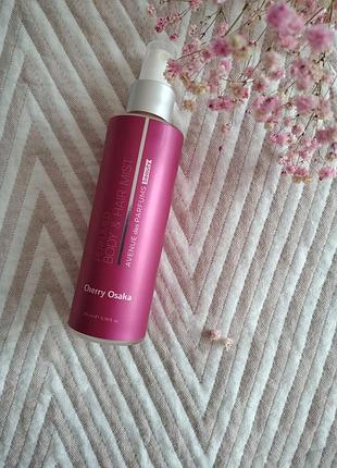 Cherry osaka avenue des parfums спрей міст оригінал 200 мл perfumed body & hair mist вишня лікер
