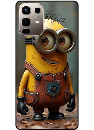 Силіконовий чохол бампер для infinix note 50 pro plus 5g (x6856) з малюнком міньйон кевин minion