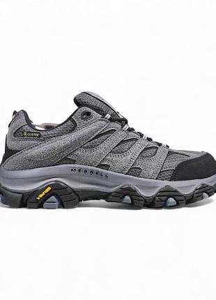 Термо кросівки merrell moab 3 gtx сірий, чорний