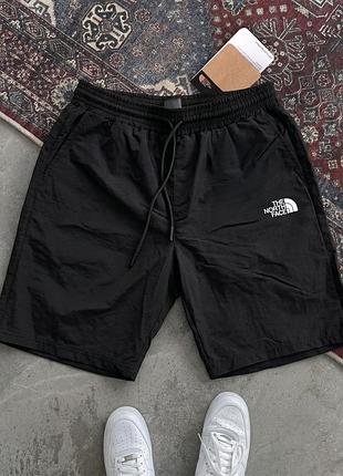 Мужские шорты the north face черные на лето зе норд фейс нейлон (b)