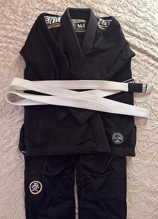 Кімоно дитяче tatami fightwear kids для єдиноборств, чорне