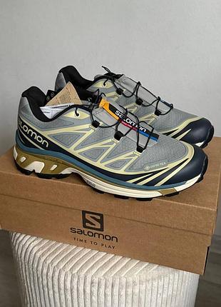Кроссовки влагозащита саломон salomon xt-6 gore-tex