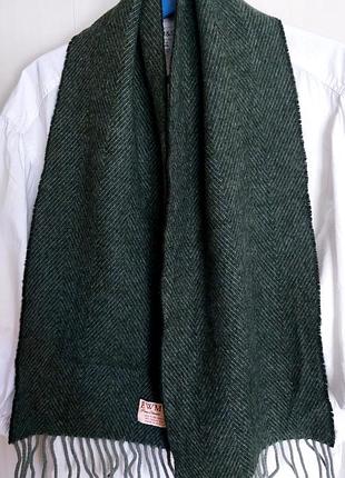 Шарф з 100% натуральної вовни бренду ewm (edinburgh woollen mill), виготовлений у шотландії