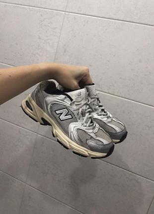 Кросівки унісекс new balance 530 white/metallic