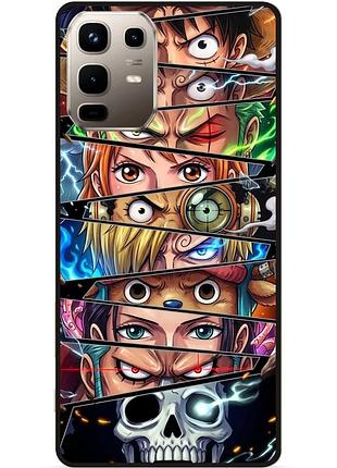 Силіконовий бампер чохол для infinix note 50 pro plus 5g (x6856) з малюнком one piece большой куш