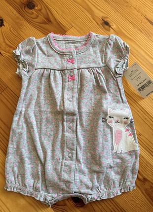 Пісочник для дівчаток carters 3m (до 61см) бавовняний 2