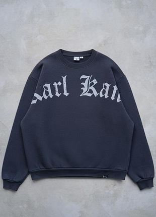 Оверсайз світшот karl kani × bershka
