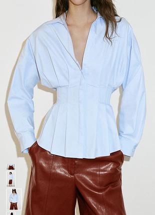 Абсолютно нова сорочка zara, код 2110/534/441, розмір xs, сорочка нова з біркою, не підійшов розмір, купувала за кордоном тому не встигла повернути