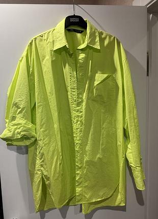 Сорочка жіноча zara салатова