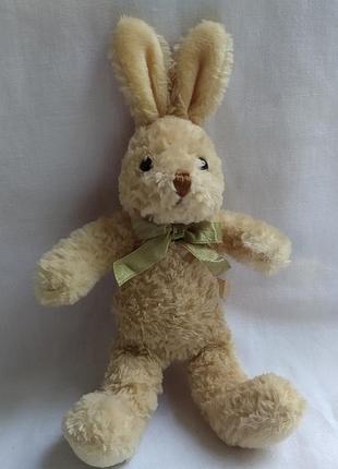Винтажная мягкая игрушка кролик, teddy-hermann gmbh германия.