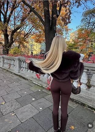 Стильна еко шуба 4