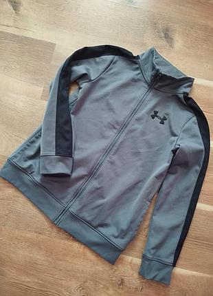 Спортивна кофта олімпійка under armour на блискавці, сіра