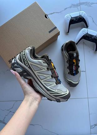 Кросівки вологозахист термо  salomon xt-6 gore-tex