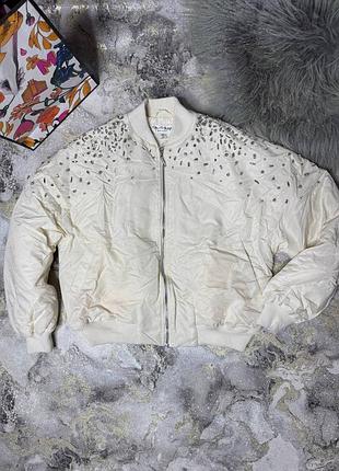 Бомбер  miss selfridge зі стразами 3