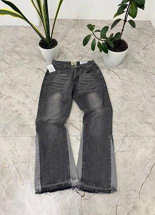 Мужские джинсы клеш gallery dept / джинсы gallery dept flare / черные джинсы gallery dept / голубые джинсы gallery dept с расклешиванием / серые джинс