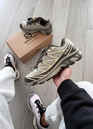 Кросівки вологозахист термо саломон salomon xt-6 gore-tex