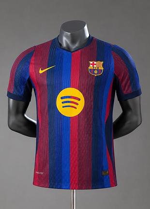 Футболка барселона домашня 26/27 найк ігрова футбольна форма nike barcelona ямаль рафінья мессі