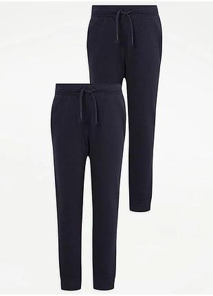 Штани спортивні утеплені george joggers slim leg, 2шт. 13-14р 164см