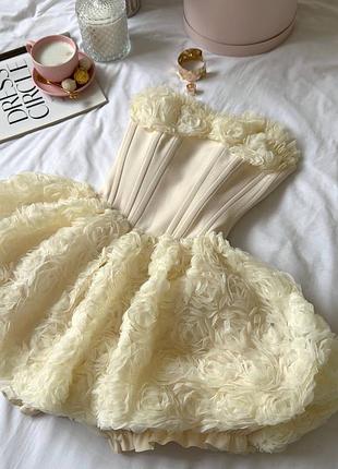 Корсетна сукня з розами💕 3
