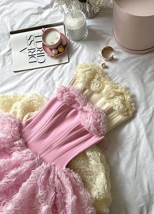 Корсетна сукня з розами💕 2