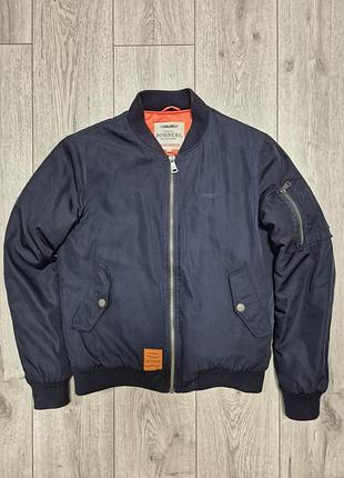 Куртка чоловіча bombers original бомбер синя, розмір m