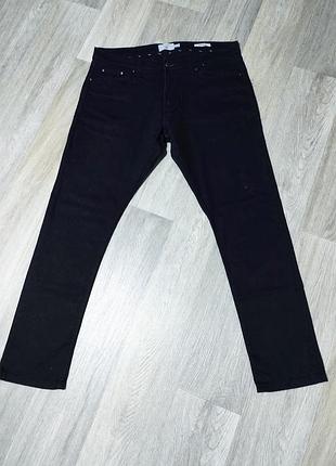 Чоловічі чорні джинси m&amp;s, розмір 36/31 slim.