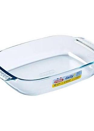 Форма с/у pyrex daily стеклянная прямоуголь. 31х20х6см (1.8л)