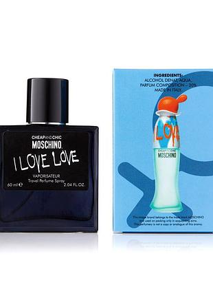Жіночий міні-парфум moschino i love love 60 мл