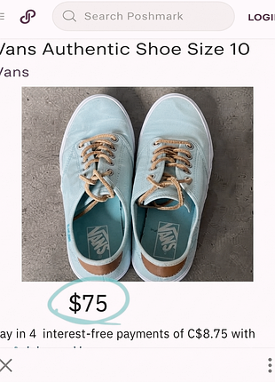 Vans хлопковые кеды с кожаными шнурками 37 размер