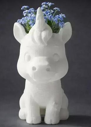 Декоративная вазочка «единорог» (critter bowl)