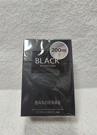 Чоловіча туалетна вода antonio banderas black seduction об'ємом 200