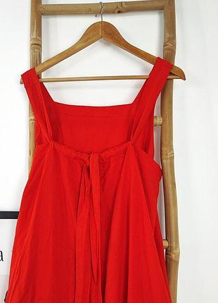 Красное платье сарафан marks &amp; spencer 4