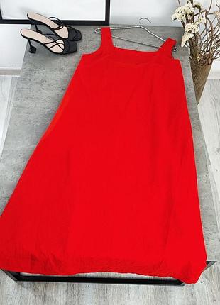 Красное платье сарафан marks &amp; spencer