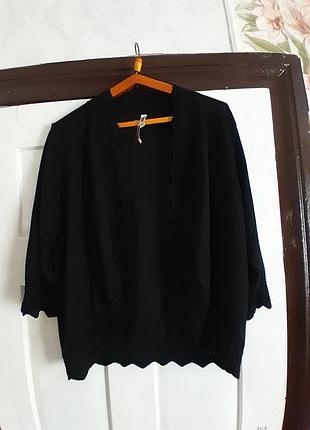 Новый кардиган, накидка без пуговиц, очень красивый grecerelle,размер 2xl, красиво тянется