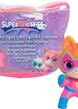 Коллекционная фигурка just play disney junior superkitties в капсуле, серия 1