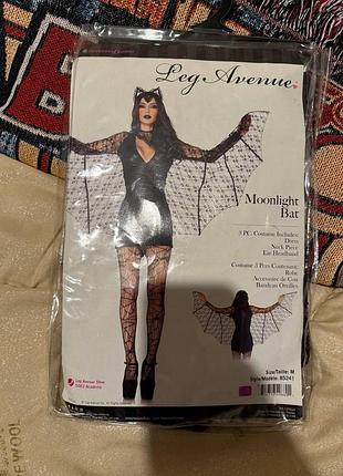 Костюм «летучая мышь» leg avenue moonlight bat, размер m