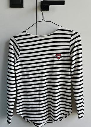 Кофтинка в смужку h&m, s / eur 146/152