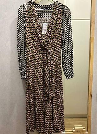 Новое миди платье next в геометрическом принте 4