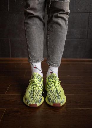 Adidas yeezy boost 350 v3 yellow 🆕шикарные кроссовки 🆕купить наложенный платеж5 фото