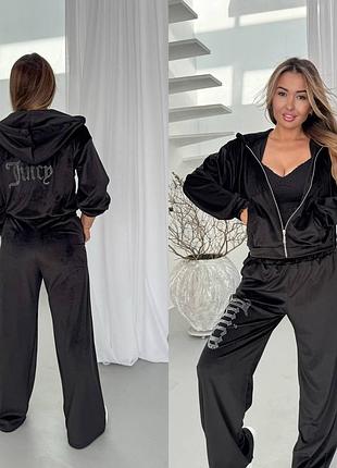 Женский велюровый костюм, 6 цветов