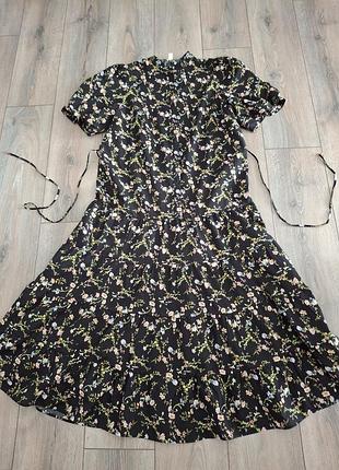 Ярусна з пояском сукня 👗 8