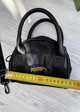 Сумка жіноча puma чорна міні 10