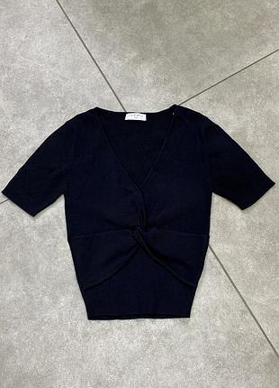 Топ футболка в рубчик sandro paris
