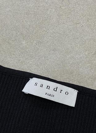 Топ футболка в рубчик sandro paris 4