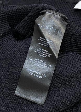Топ футболка в рубчик sandro paris 6