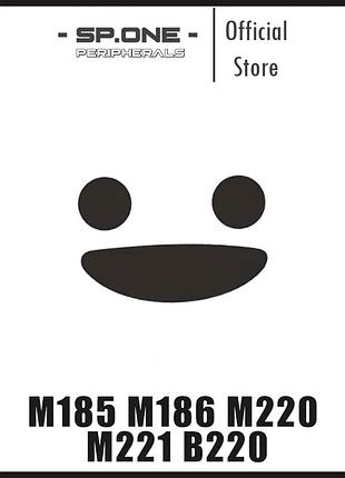Тефлонові ніжки глайди 3м для ігрових мишок logitech m185 m186 m220 m221 b220 (2 набори)