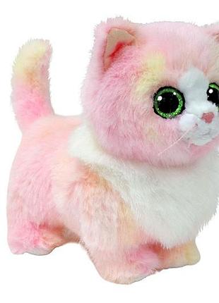 Мягкая игрушка 37409 beanie babies розовая кошка "леди" 15 см ty